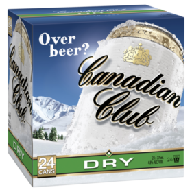 Canadian Club & Dry 24pk Cube