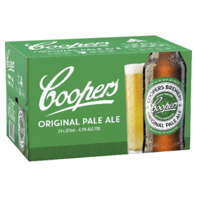 Coopers Pale Ale 24pk Cans / Stubbies