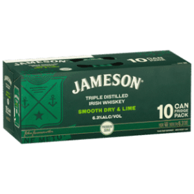 Jameson Dry & Lime 6.3% 10pk Cans