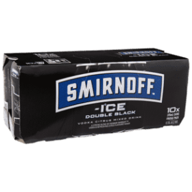 Smirnoff Ice Double Black 10pk Cans