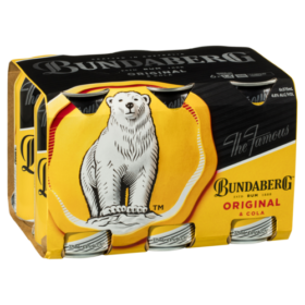 Bundaberg Original Rum & Cola 6pk Cans