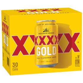 XXXX Gold 30pk Cans