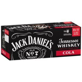 Jack Daniel's & Cola 10pk Cans