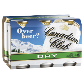 Canadian Club 4.8% 6pk Cans