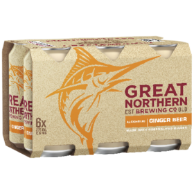 Great Northern Ginger Beer 6pk Cans