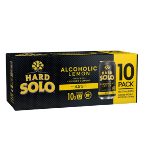 Hard Solo 4.5% 375ML Cans 10PK