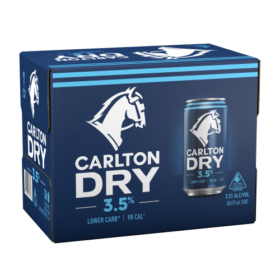 Carlton Dry 3.5% 30pk Cans