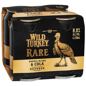 Wild Turkey Rare Breed 4pk Cans
