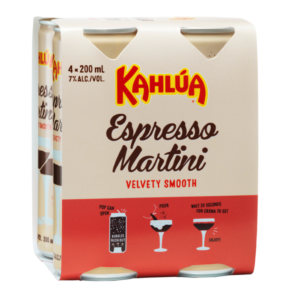 Kahlua Expresso Martini 4pk Cans