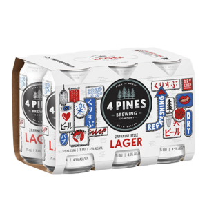 4 Pines Japanese Lager 6pk Cans