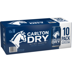 Carlton Dry 10pk Cans