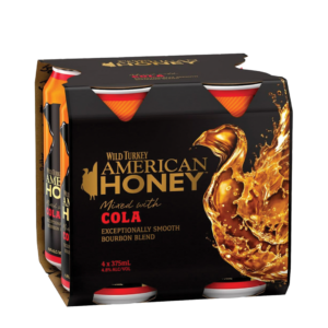 Wild Turkey Honey & Cola 4pk Cans