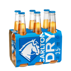 Carlton Dry 3.5% 6pk Stubbies