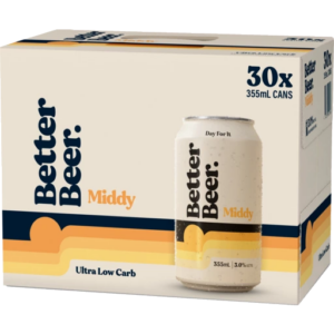 Better Beer Middy 30pk Cans