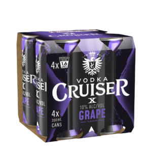 Vodka Cruiser X 10% 4pk Varieties