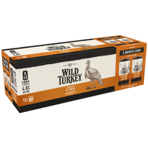 Wild Turkey 10pk + 2